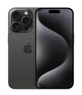 Apple iphone 15 Pro black presentation